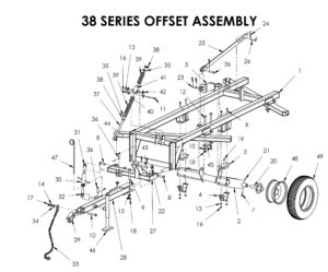 Parts - 38 Offset Series Disc Harrow - Frame Parts