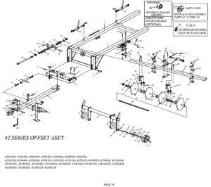 Parts - 42 Offset Disc Harrow