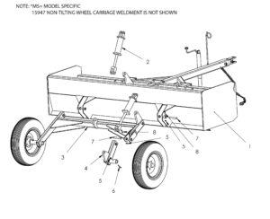 Parts - DS1 Wheel Carriage Assembly