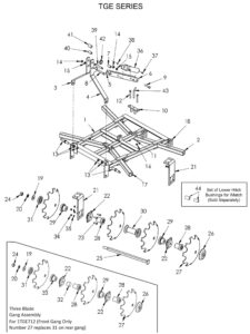Parts - TGE Series Disc Harrow