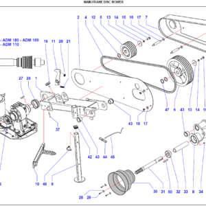 Parts - Main Frame ADM