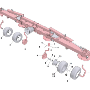 Tedder Wheel Carriage Schematic