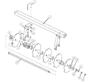 Front Gang Assembly Schematic